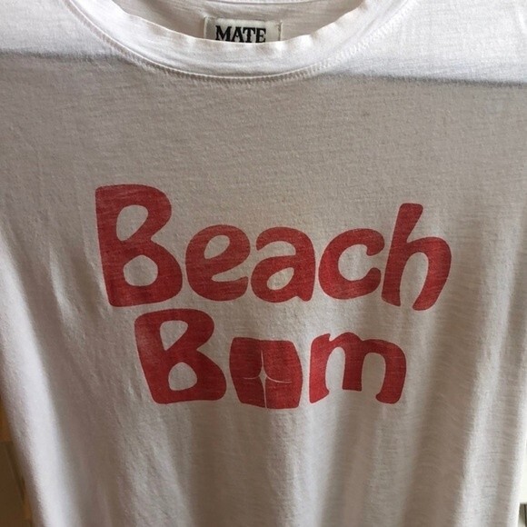 Mate The Label Beach Bum Tee Rear Logo - Picture 10 of 10